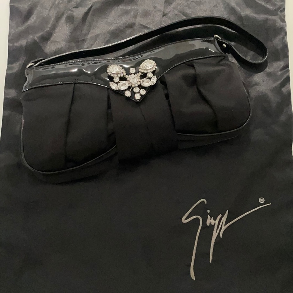 Giuseppe Zanotti Black Evening Bag